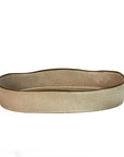 Oval Stoneware Oven Dish with Natural Finish