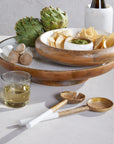 Ξύλινες Κουτάλες Σαλάτας από Mango Wood